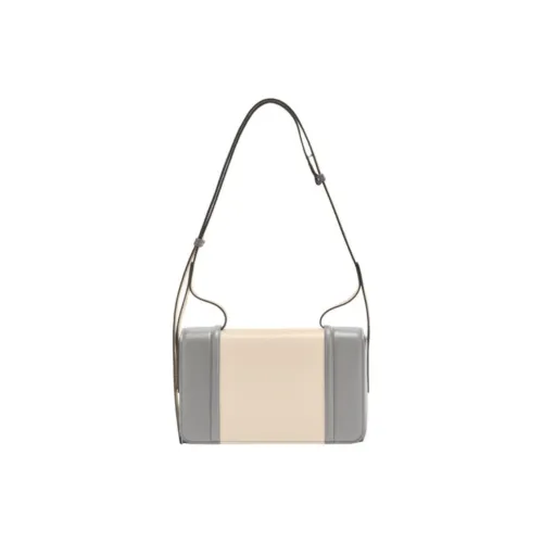 Furla Cow Leather Shoulder Bag Trumpets Women's kids & Gray
