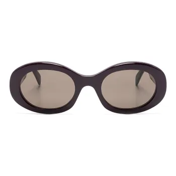CELINE Oval Sunglasses Women's Umber