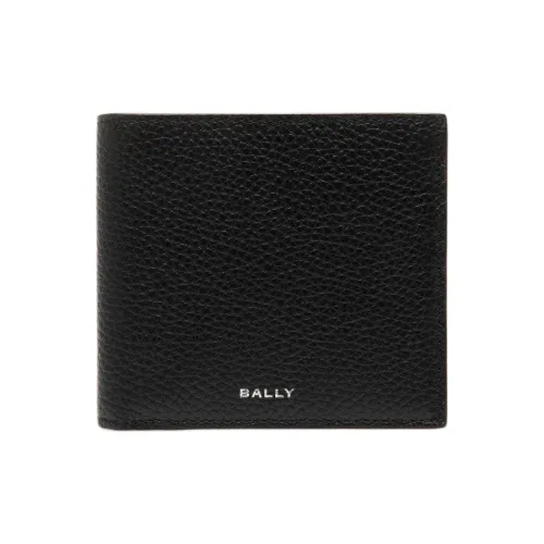 BALLY Grain Cow Leather Wallet Regular Men's Black