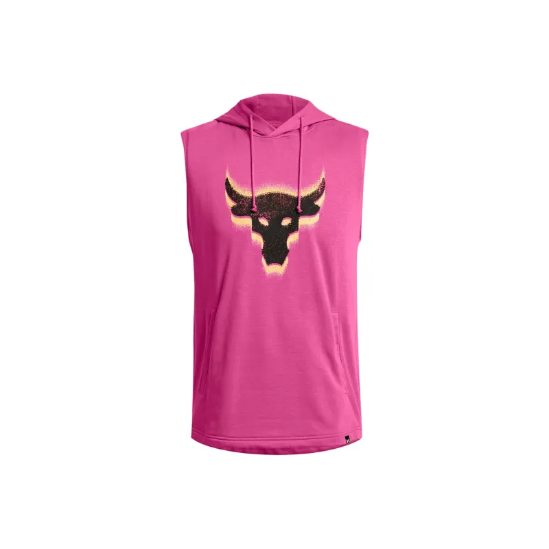 Under Armour Project Rock Fleece Payoff Sweatshirt Men's Pink-0