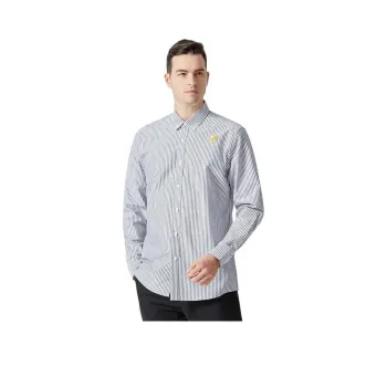 PIERRE CARDIN Long Sleeved Shirts Men's Black