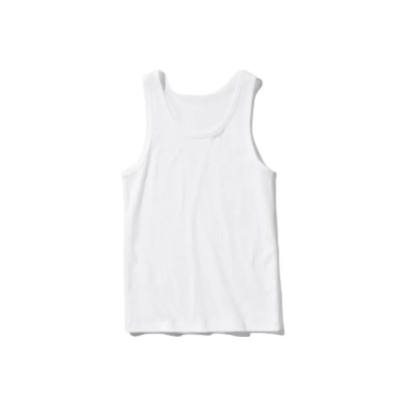 UNIQLO Tank Tops Unisex White-1