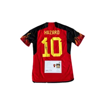 EM Belgian Team Jersey Includes Certification Certificate, Framing Not Included Men's
