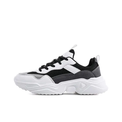 SUPEREDGE Anti Slip Wear Resistant Low Top Chunky Sneakers Unisex