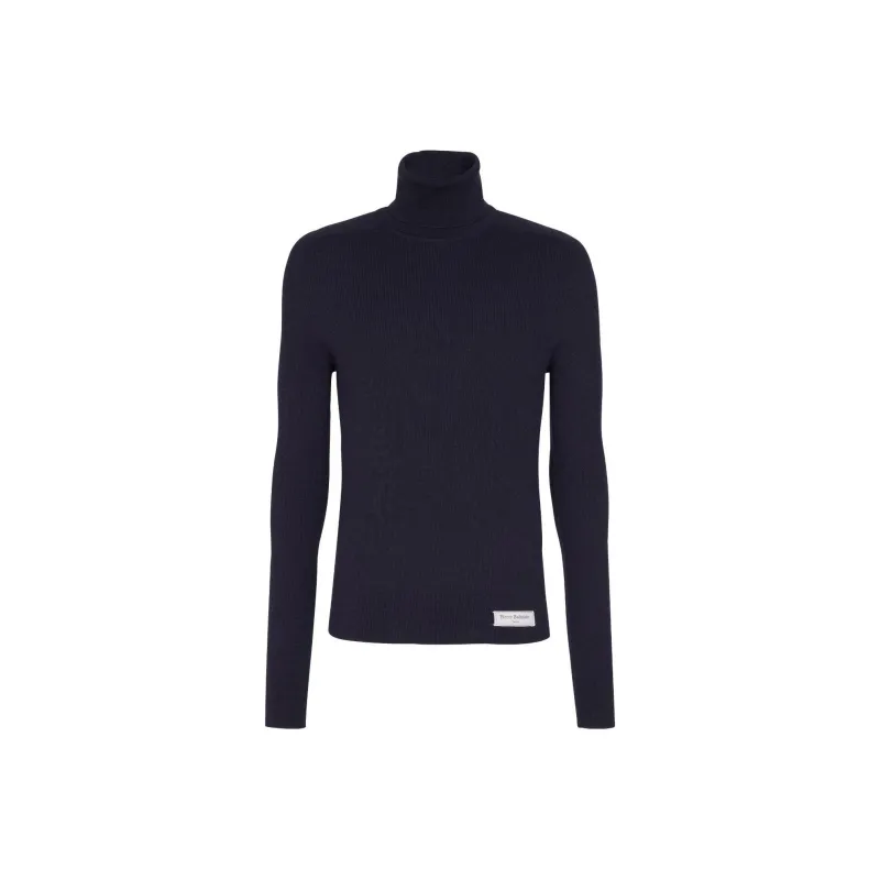 BALMAIN Turtleneck Knitted Jumper-0