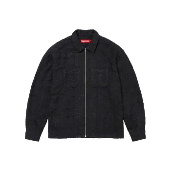 Supreme Boucle Zip Up Shirt