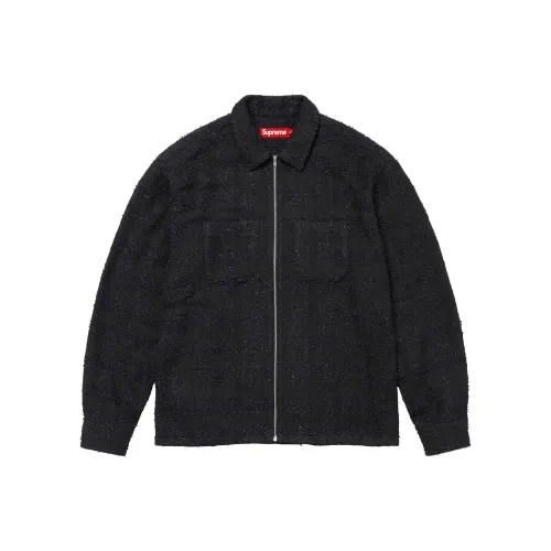 Supreme Boucle Zip Up Shirt