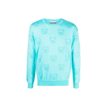 MOSCHINO All-over Toy-bear Print Jumper