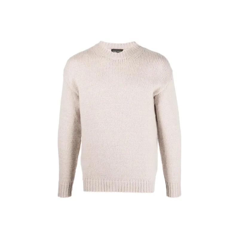ROBERTO COLLINA Crewneck Knitted Sweater-0