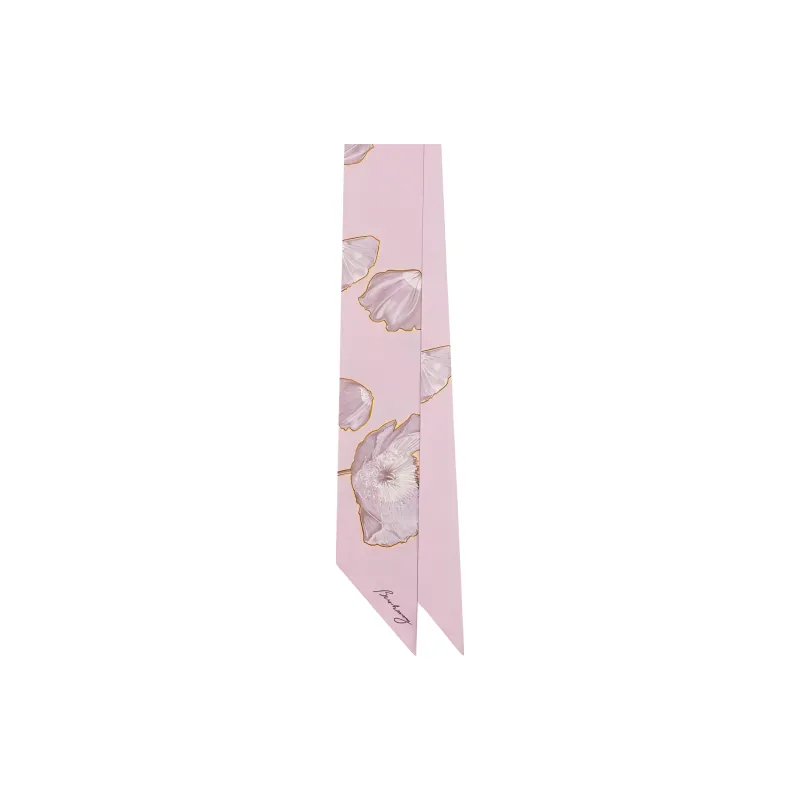Burberry Silk Knit Scarves Unisex Pink-1