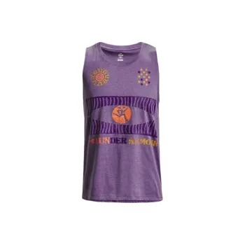 Under Armour Tank Tops Men's Purple