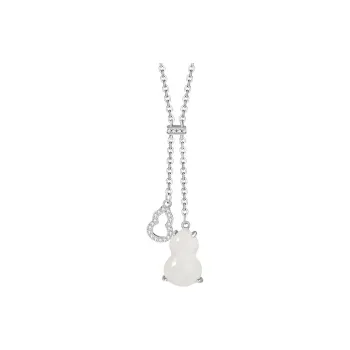 Emerald Chalcedony Necklaces Women's