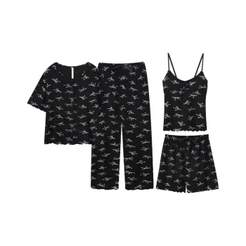 Maultiay Pajama Set Women's Black