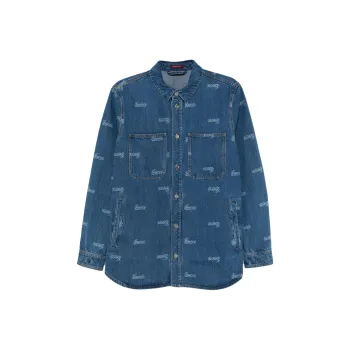 GUCCI Eco Lasered Denim Shirt