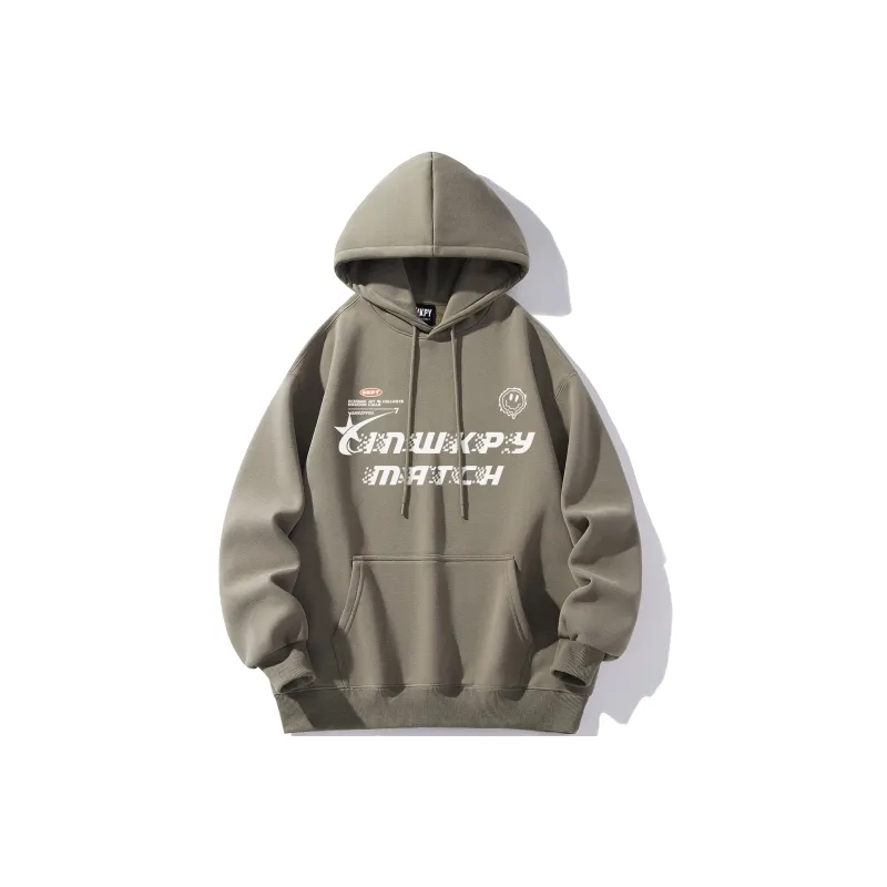 WKPY Fleece Lined Hoodie Unisex Couple's-13