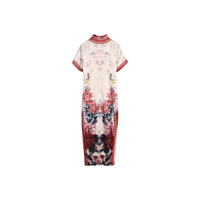 Mapping Cheongsam Women's Multicolor-1