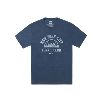 FILA Vintage T Shirt Men's Marine Blue
