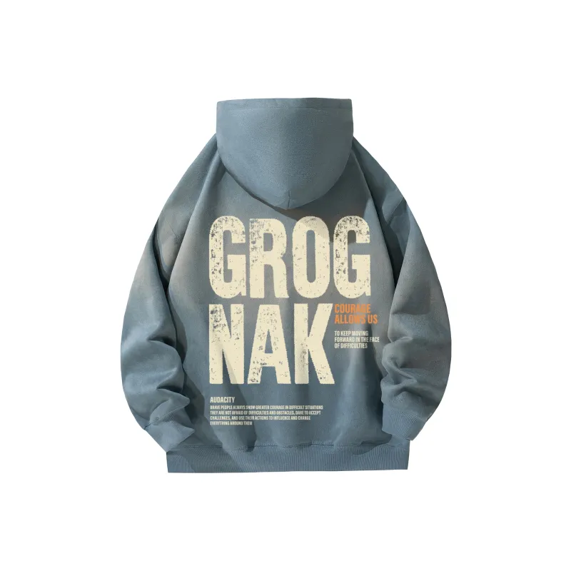 GROGNAK Sweatshirt Unisex Fleece Lined Thin Optional-22