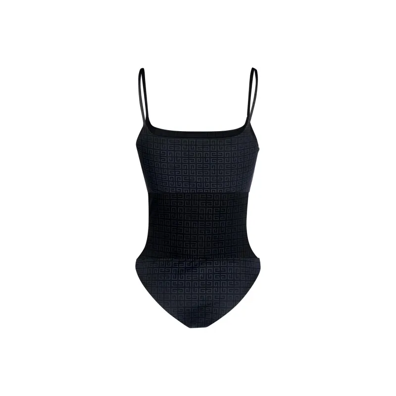 Givenchy Monogram Cut Out Detail One Piece Swimsuit-1