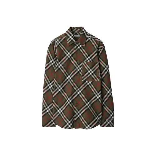 Burberry Long Sleeved Checked Buttoned Shirt