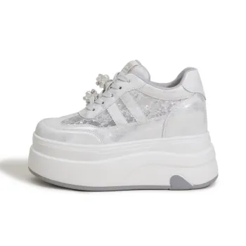 Milan Love Song Anti Slip And Wear Resistant Height Increasing Low Top Casual Shoes Women's