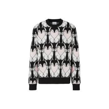 Burberry SS23 The Year Of The Rabbit Sweater Men's Black