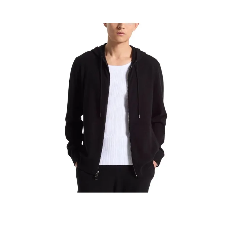 MICHAEL KORS Wool And Cashmere Blend Zip Up Hoodie-0