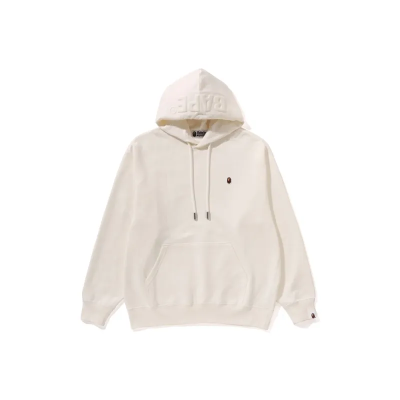 A BATHING APE One Point Relaxed Fit Pullover Hoodie-4