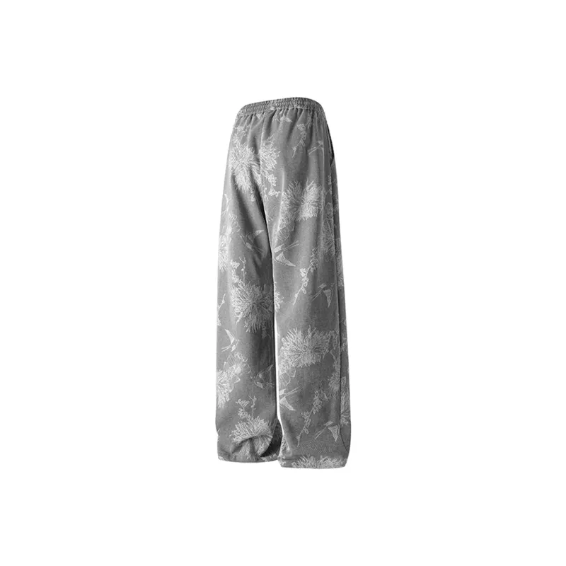 BRYAN JIMENEZ Casual Pants Unisex Gray-1