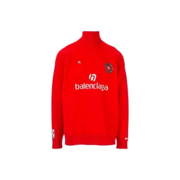 Balenciaga Cashmere Sweater Men's Red