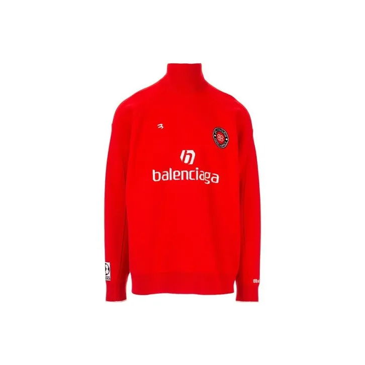 Balenciaga Cashmere Sweater Men's Red-0