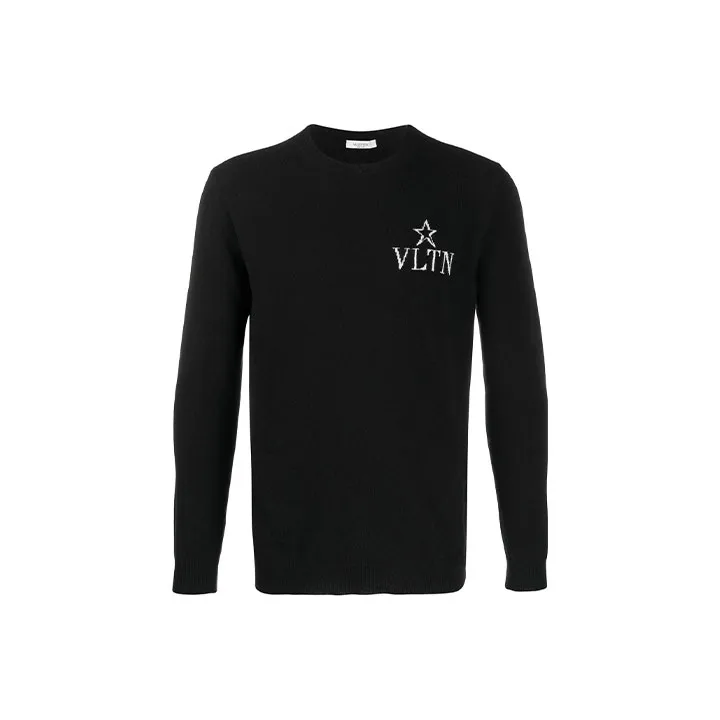 Valentino Cashmere Sweaters Men Black-0