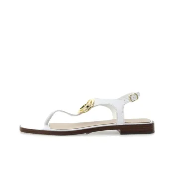 GUESS One Strap Sandals Women's White Gold