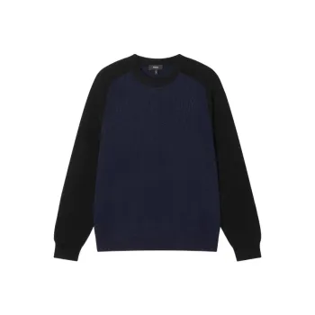 THEORY Cashmere Sweaters Men Blue, Black, Multicolor