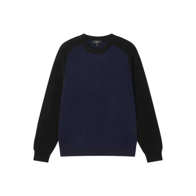 THEORY Cashmere Sweaters Men Blue, Black, Multicolor-0