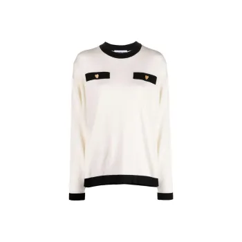 MOSCHINO Sweater Men's Ivory White