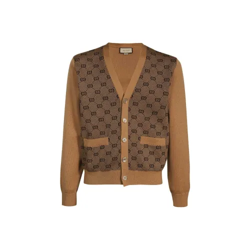 GUCCI Sweaters Men Brown