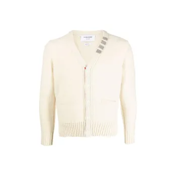 THOM BROWNE· Sweater Men's Ecru