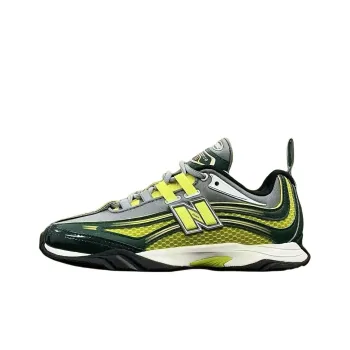 AIME LEON DORE x New Balance Anti Slip Wear Resistant Low Top Casual Running Shoes Unisex Green Gray