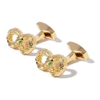 WILLIAM MILTON French Cufflinks Men's Gold High End Accessories Cuff Pin Custom Gift Box Set