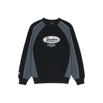 MLB Preppy Style Collection New York Yankees Sweatshirt Unisex Black