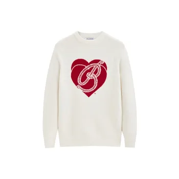 PEACEBIRD MEN Sweaters Men White 1 Loose Fit
