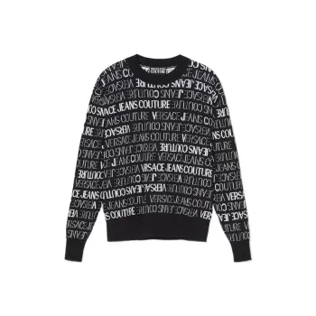 VERSACE JEANS COUTURE Sweaters Men Black