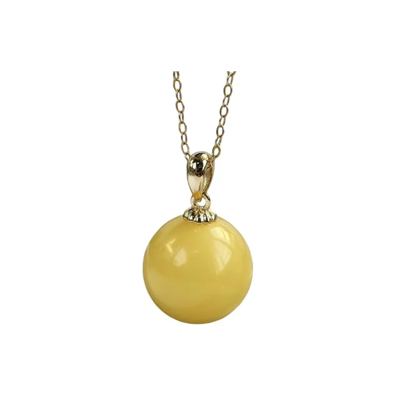 Oriental Jade Beeswax Necklaces Women's-0