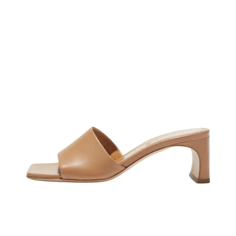 Aeyde Slide Slippers 5.5cm Women's Hazelnut Brown-0