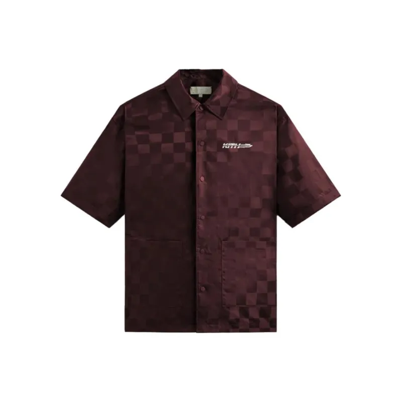 KITH Checkered Satin Reade Shirt-0