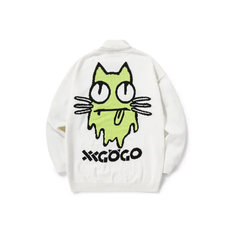 Other Loose Fit Sweater Unisex White-0