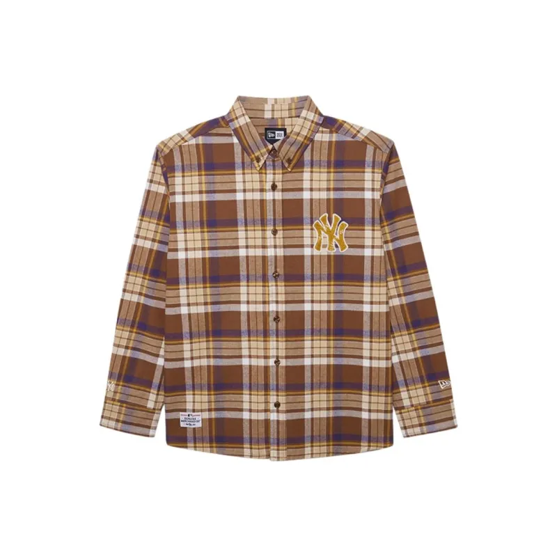 New Era FW24 Shirt Unisex Brown-0