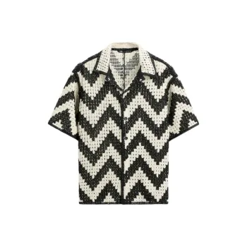 ZARA Shirts Men White/Black