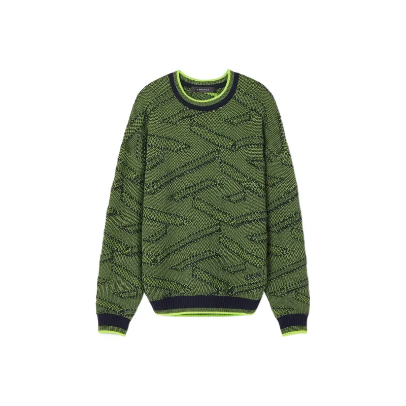 VERSACE Sweaters Men Green-0